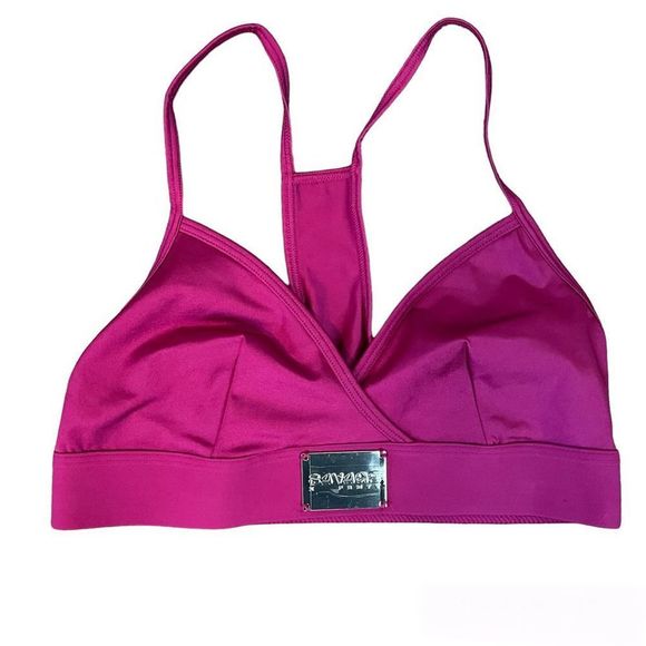 Savage X Fenty Other - Savage Fenty Magenta Pink Silky Racerback Sports Bra NWT